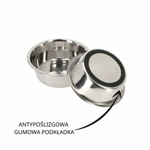 Product photo Anti-Slip Stainless Steel Bowl 1,73 L 2