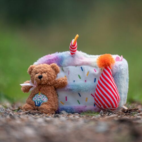 Product photo Cake Plush Dog Toy, Interactive 22 Cm 7