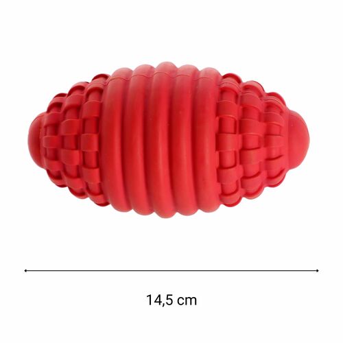 Product photo Hard Tpr Rubber Dog Toy - Rugby, 14,5 Cm 3
