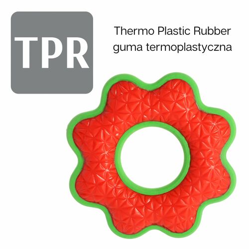 Product photo Tpr Rubber Dog Toy - Flower, 16,5 Cm 3