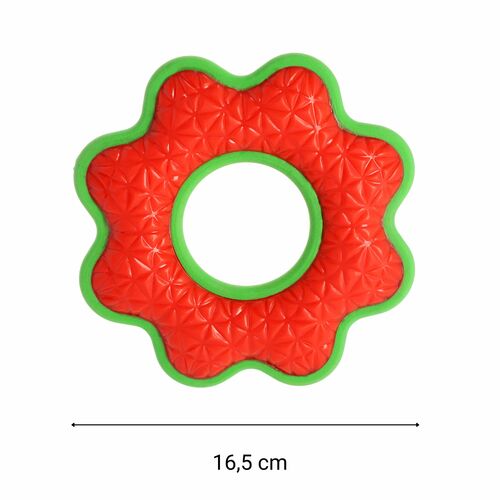 Product photo Tpr Rubber Dog Toy - Flower, 16,5 Cm 5