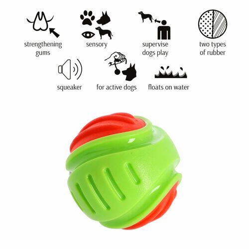 Product photo Tpr Rubber Dog Toy - Dent Ball 3