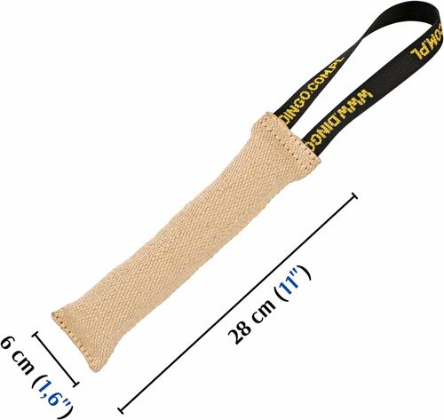 Product photo Jute Squeaky Bite Tug 1 Handle 5