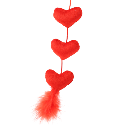 Product photo Love Cat Teaser Hearts + Feathers 2