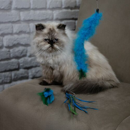 Product photo Charming Cat Teaser+3 Replaceable Toys 8