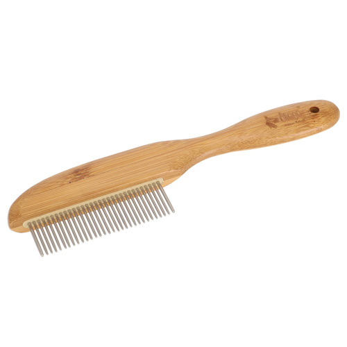 Product photo Bamboo Handle Comb With Rotating Needles 5
