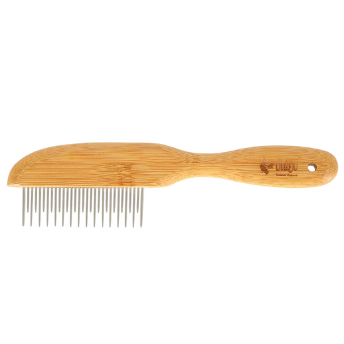 Product photo Bamboo Handle Comb With Rotating Needles 4