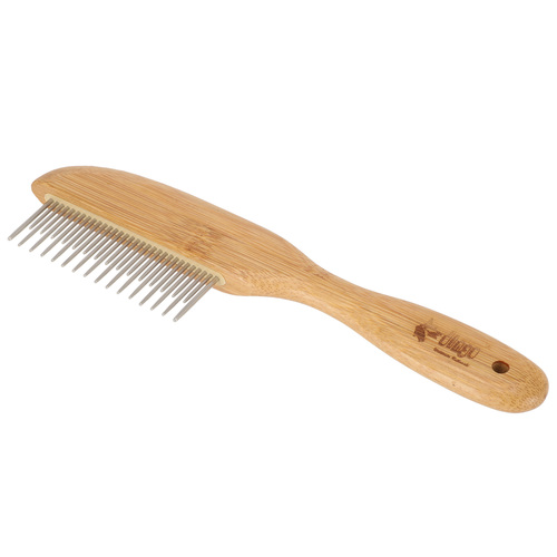 Product photo Bamboo Handle Comb With Rotating Needles 5