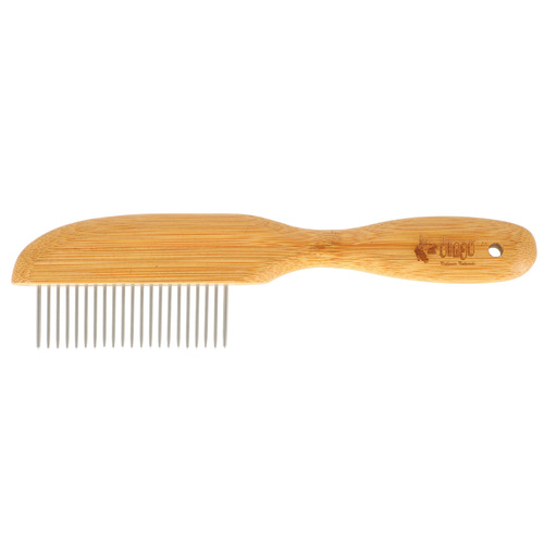 Product photo Bamboo Handle Comb With Rotating Needles 5
