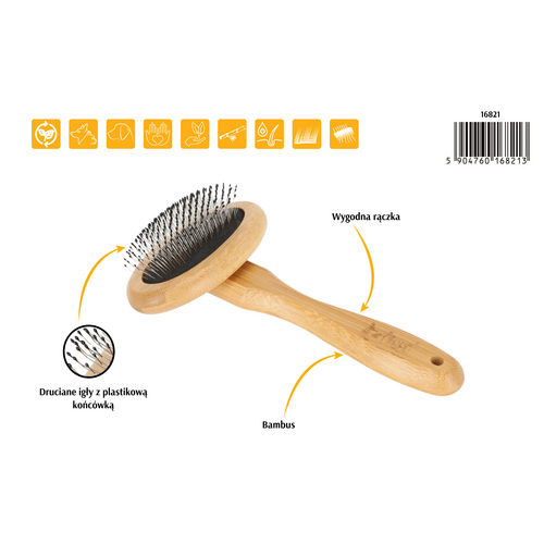 Product photo Bamboo Handle Oval Brush 2