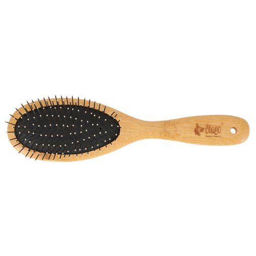 Product photo Bamboo Handle Brush With Metal Teeth 4