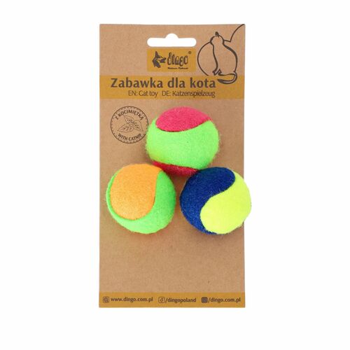 Zdjęcie produktu Zabawka dla kota - piłki KOTENISÓWKI 3