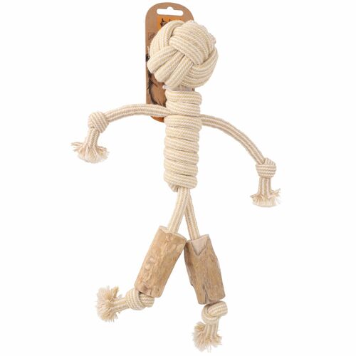 Product photo Chew Toy Made Of Coffee Wood On A Rope 2