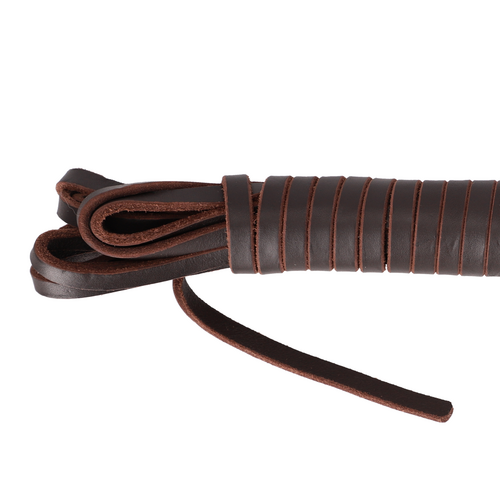 Product photo FAT leather training leash without handle, Brass 2