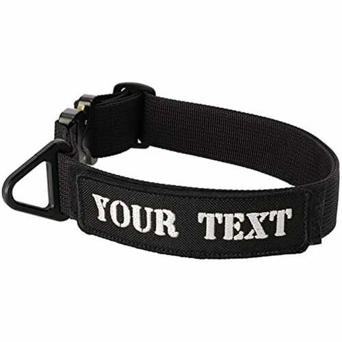 Product photo Embroidered patch with velcro 4x14 cm – custom text 2