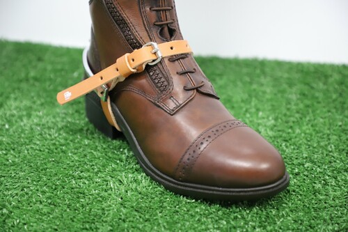Product photo Leather spur straps - steel fittings 4