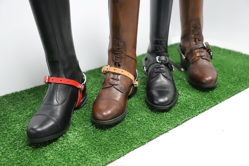 Product photo Leather spur straps - steel fittings 9