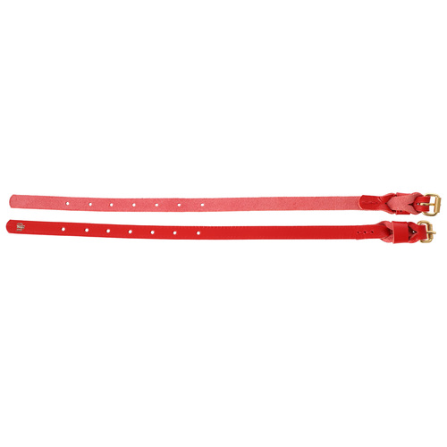 Product photo Leather spur straps junior - brass fittings 2