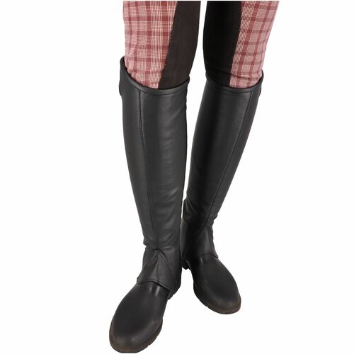 Product photo Profile leather half chaps made of nubuck leather 8