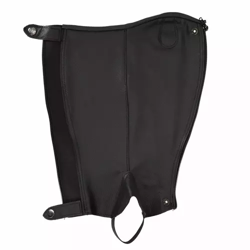 Product photo Profile leather half chaps made of nubuck leather 2