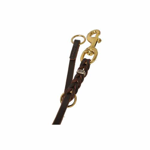 Product photo Ring leash made of oiled leather without handle 2