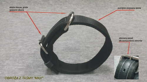 Product photo Tape collar MAX, black 2