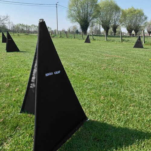 Product photo Mini decoy tent, height 100cm, black 4