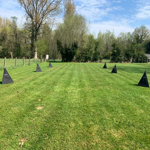 Product photo Mini decoy tent, height 100cm, black 5