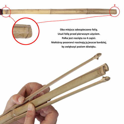 Product photo Bamboo dog training stick 2