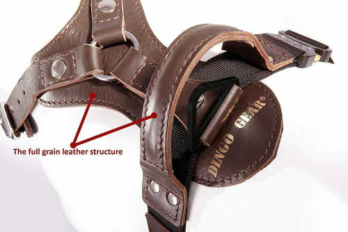 Product photo AMOS Cobra System leather harness, brown 7