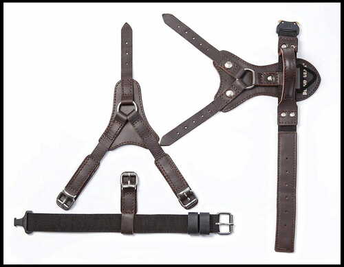 Product photo AMOS Cobra System leather harness, brown 4