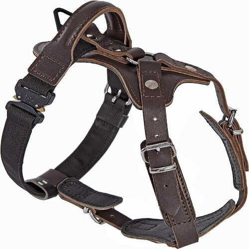 Product photo AMOS Cobra System leather harness, brown 2