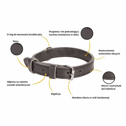 Product photo Classic Double Leather Collar 2