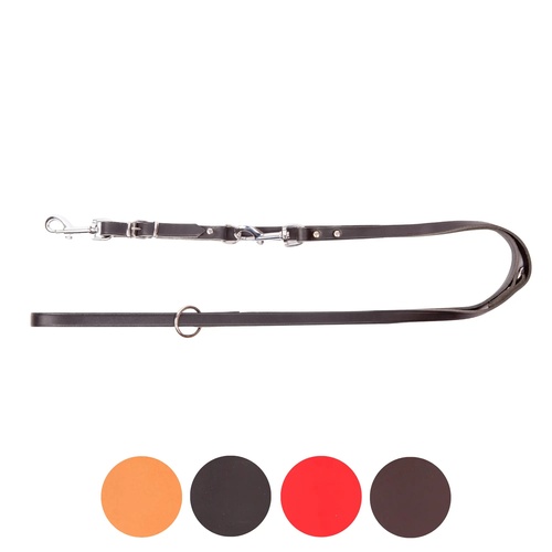 Product photo Classic Leather Extendable Leash, Changable Snap-Hook 2