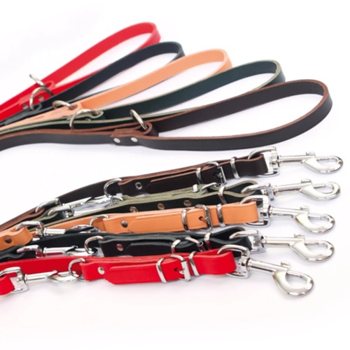 Product photo Classic Leather Extendable Leash, Changable Snap-Hook 3