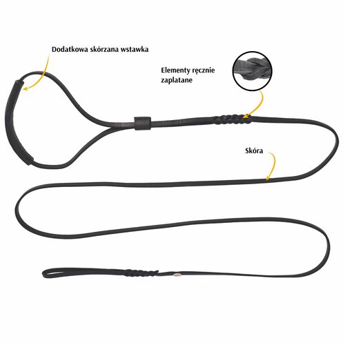 Product photo Soft Leather Show Leash 2