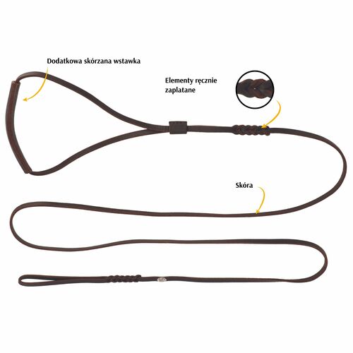 Product photo Soft Leather Show Leash 2