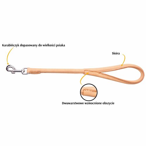 Product photo Round Soft Leather Urban Leash 2