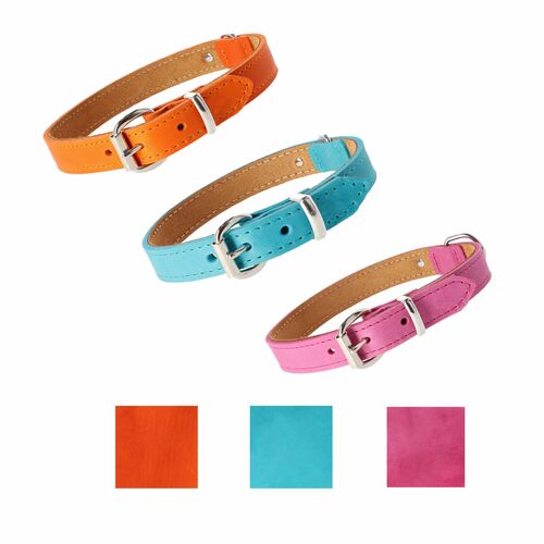 Product photo Premium Soft Leather Collar 'Boutique' 4