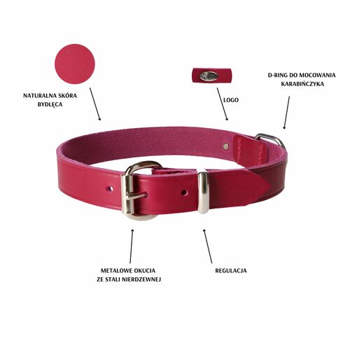 Product photo Natural Soft Leather Collar 4