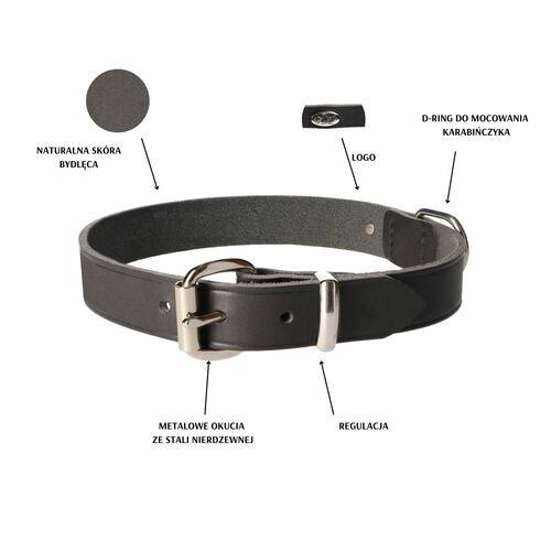 Product photo Natural Soft Leather Collar 3