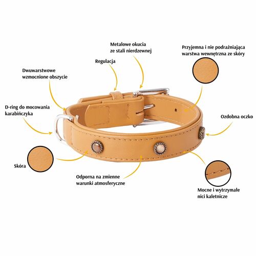 Product photo Royal Leather Decorative Collar 2
