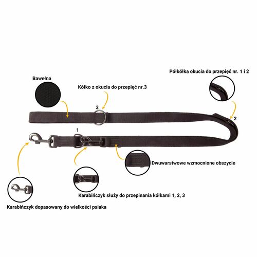 Product photo Cotton Extendable Leash 2