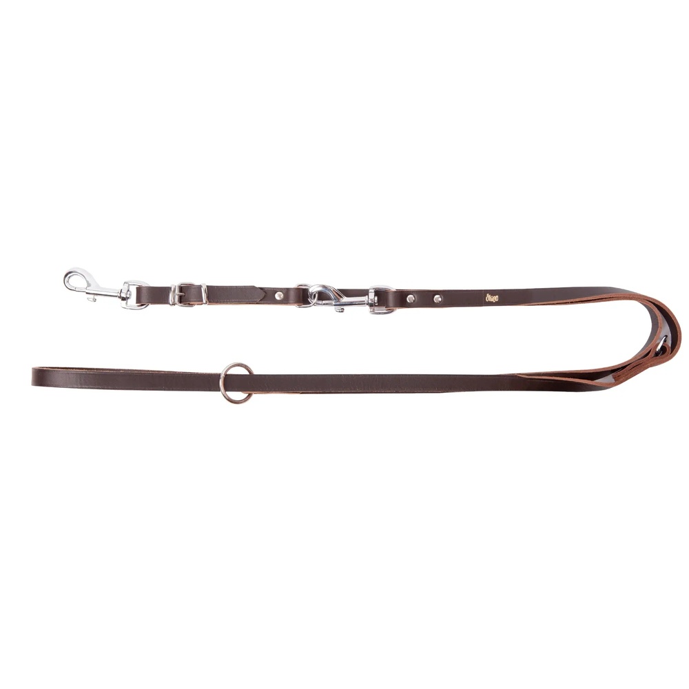 Product photo Classic Leather Extendable Leash, Changable Snap-Hook