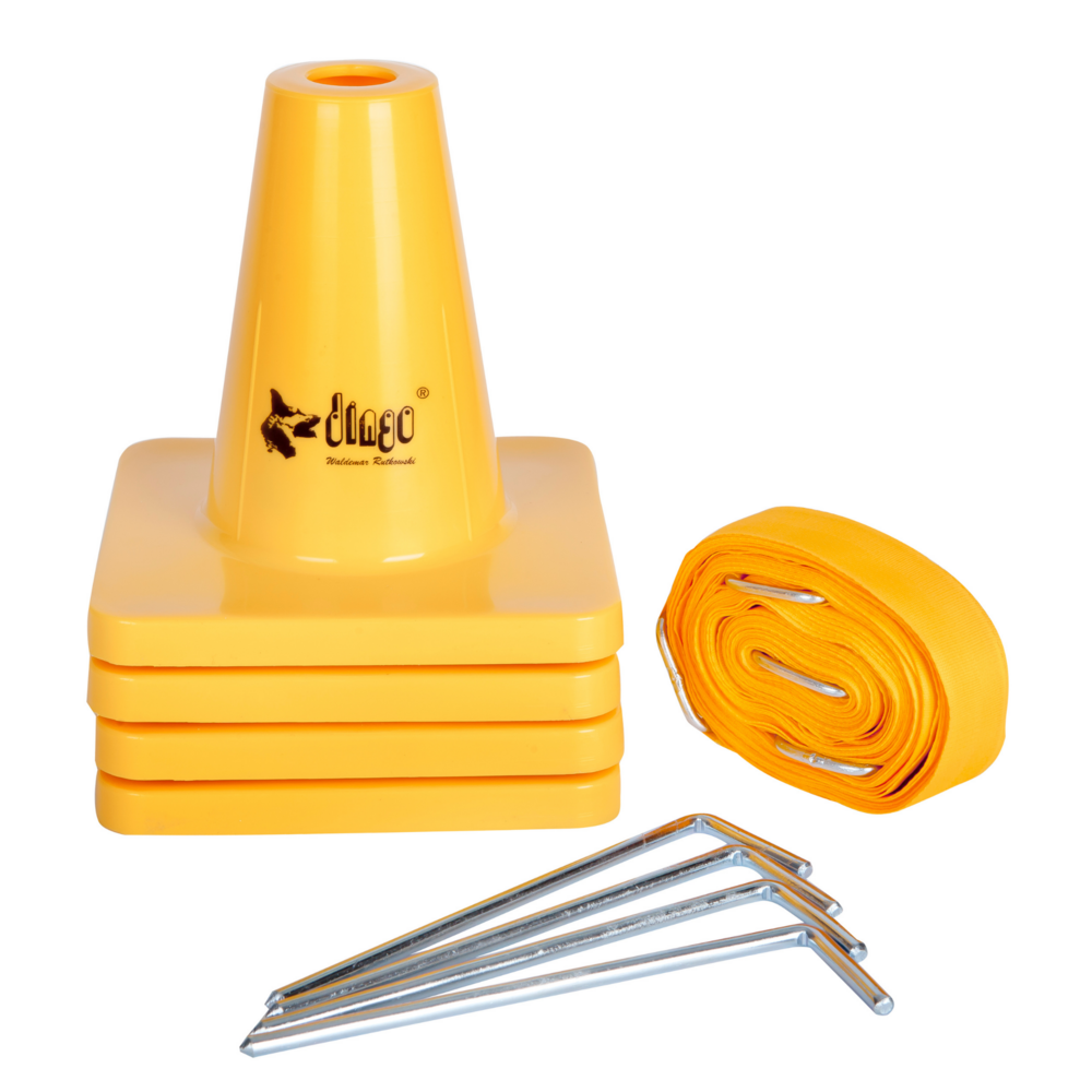 Product photo Obedience Set, 4 Cones+Tape Square+4 Hooks