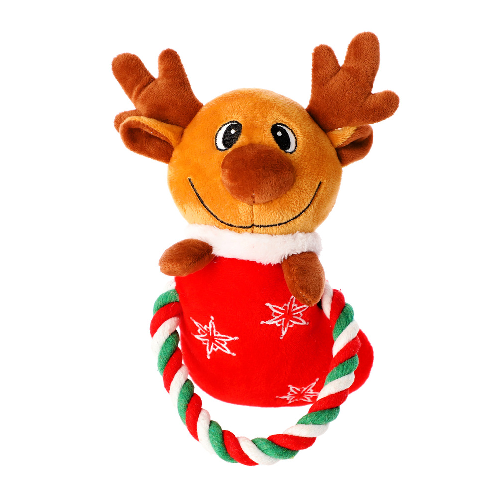 Product photo Reindeer Plush Dog Toy - Bjorn, 20 Cm