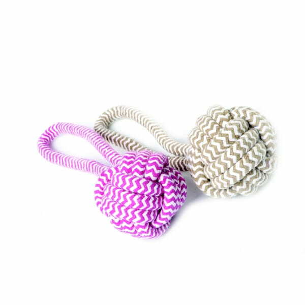 Product photo Cord Dog Toy Ball + Handle