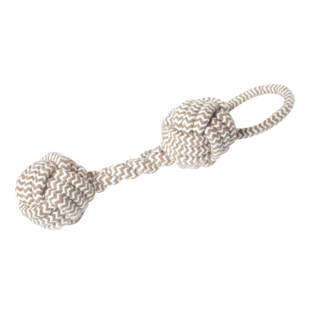 Product photo Cord Dog Toy Bone + Handle