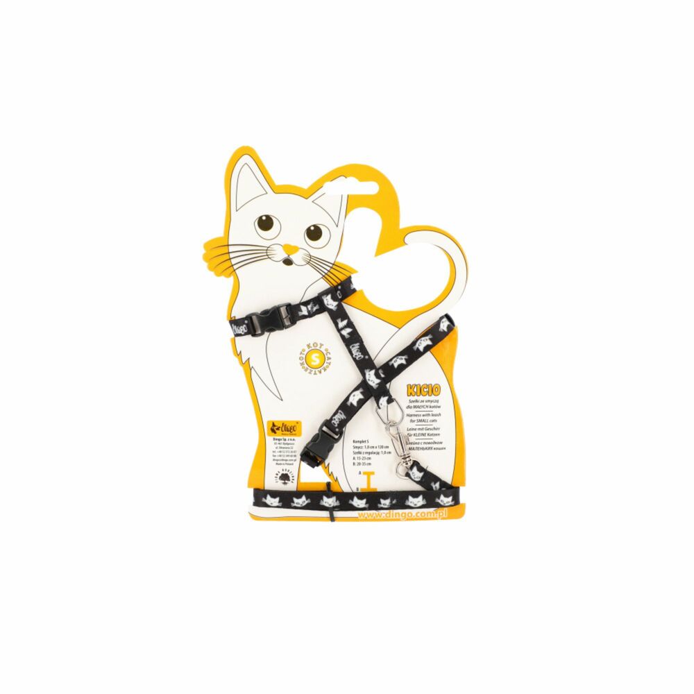 Product photo Set For Small Cats "Kicio" : Harness + Leash