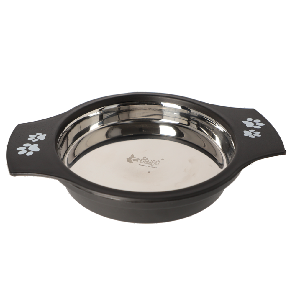 Product photo Sisi Metal Cat Bowl Handle Antislip 230 Ml